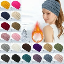 Wide Edge Knit Headband for Women Autumn Winter Warm Ear Protection Wool Blend