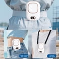 thumbnail image 4 of Neck Fan Wearable USB Rechargeable Hands Free 5 Speeds Quiet Cooling Fan, Lightweight Clip On Portable Airflow Long Battery, for Travel Outdoor Work Commuting, 4 of 6