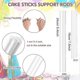 thumbnail image 4 of 26-27 36 Pieces Plastic Cake Dowel Rods Set 20 Pieces White Cake Sticks Support Rod And 4 Pieces Cake Sep, 4 of 5