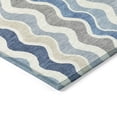 thumbnail image 3 of Addison Rugs Chantille Indoor/Outdoor Transitional Stripes Blue Machine Washable Rectangle Rug, 3' x 5', 3 of 8