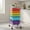 Purple, variant on Spaco 6 Drawers Rolling Storage Cart Organizer-Macaron, Craft Organizers and Storage, Multipurpose Organizer Cart for Home, Office, School