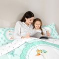 thumbnail image 4 of Manfei Kawaii Goose Queen Comforter Set,Cute Farm Animal Comforter Sets Queen,Reversible,3pcs,1 Comforter and 2 Pillowcases, 4 of 7