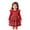 Red, variant on CAICJ98 Toddler Baby Girls Christmas Outfit Ruffle Long Sleeve Shirts Top Plaid Overall Dress Fall Winter Clothes Set,Size 6-12 Months