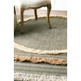 thumbnail image 3 of nuLOOM Flatweave Tianna Tribal Stripes Tassel Area Rug or Runner, 3 of 3