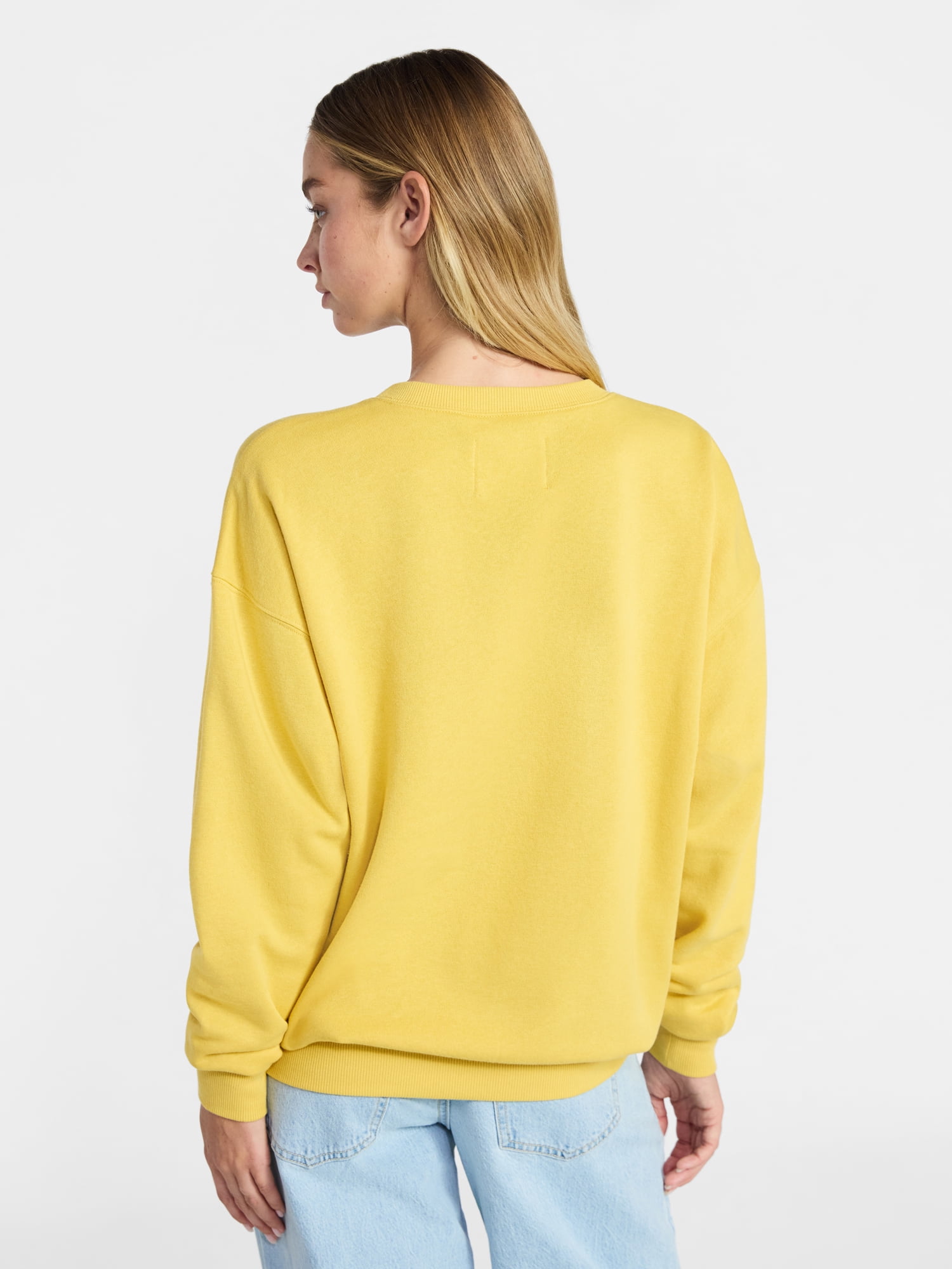 No Boundaries Graphic Crewneck Sweatshirt, Women's and Women's Plus Sizes XXS-4X
