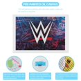 thumbnail image 3 of Diamond Painting Kits for Adults WWE Diamond Art Gem Art Painting Full Drill Round Art Gem Painting Kit for Home Wall Decor Gifts 8"x12", 3 of 7