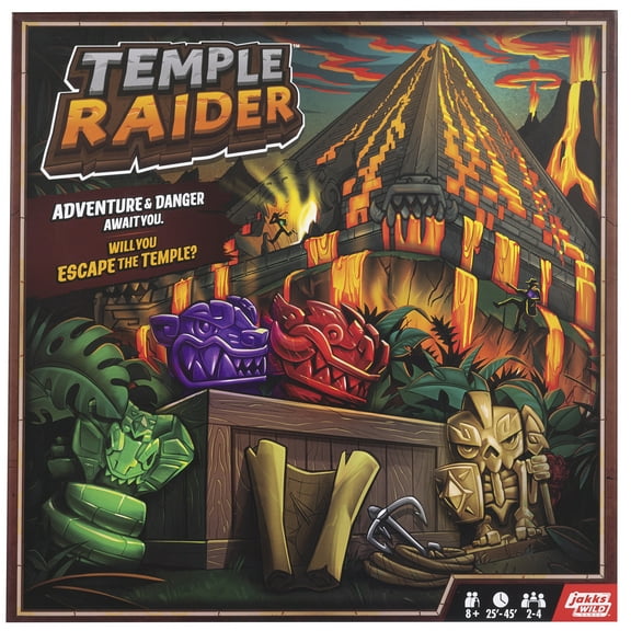 Jakks Wild Games Temple Raider Family Strategy Board Game
