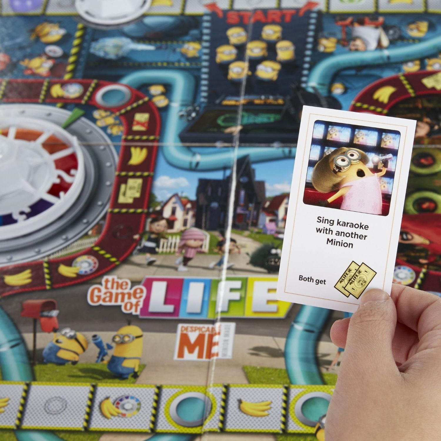 Instructions Rules The Game of Life Despicable Me Minion Made Replacement  Pieces