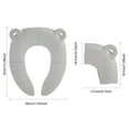 thumbnail image 2 of Kids Toilet Seat Non Portable For Children Animal Shape Potty Pad | Travel Friendly Toilet Attachment Comfortable Kids Potty Seat Portable Toilet For Chi Washable Bathroom Rugs Mat for Bathroom, 2 of 4