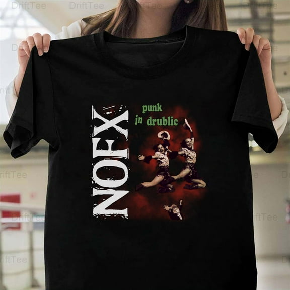 NOFX Punk in Drublic Skate Punk Melodic Hardcore Music Album Cover T-Shirt Unisex, up to 5XL
