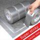 thumbnail image 2 of Cinta adhesiva de tela súper adhesiva para alfombras, suelos, impermeable, de alta viscosidad, color gris plateado, para bricolaje, decoración del hogar, 10 metros, 60 mm-10 m, 2 of 5