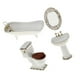 thumbnail image 5 of Tholdsy 4 piezas de simulación de lavabo de cerámica, bañera, lavabo, Kit de piezas divertidas para casa de muñecas, estilo miniatura A Estilo A 2Conjunto, 5 of 6