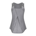 thumbnail image 4 of Mgmyaa Women's Summer Workout Tops Sleeveless Racerback Spliced Mesh Athletic Tank Top Running Gym Yoga Shirts, 4 of 8