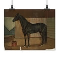 thumbnail image 2 of Print: Black Cloud, A Horse In Stable, 1882, 2 of 4