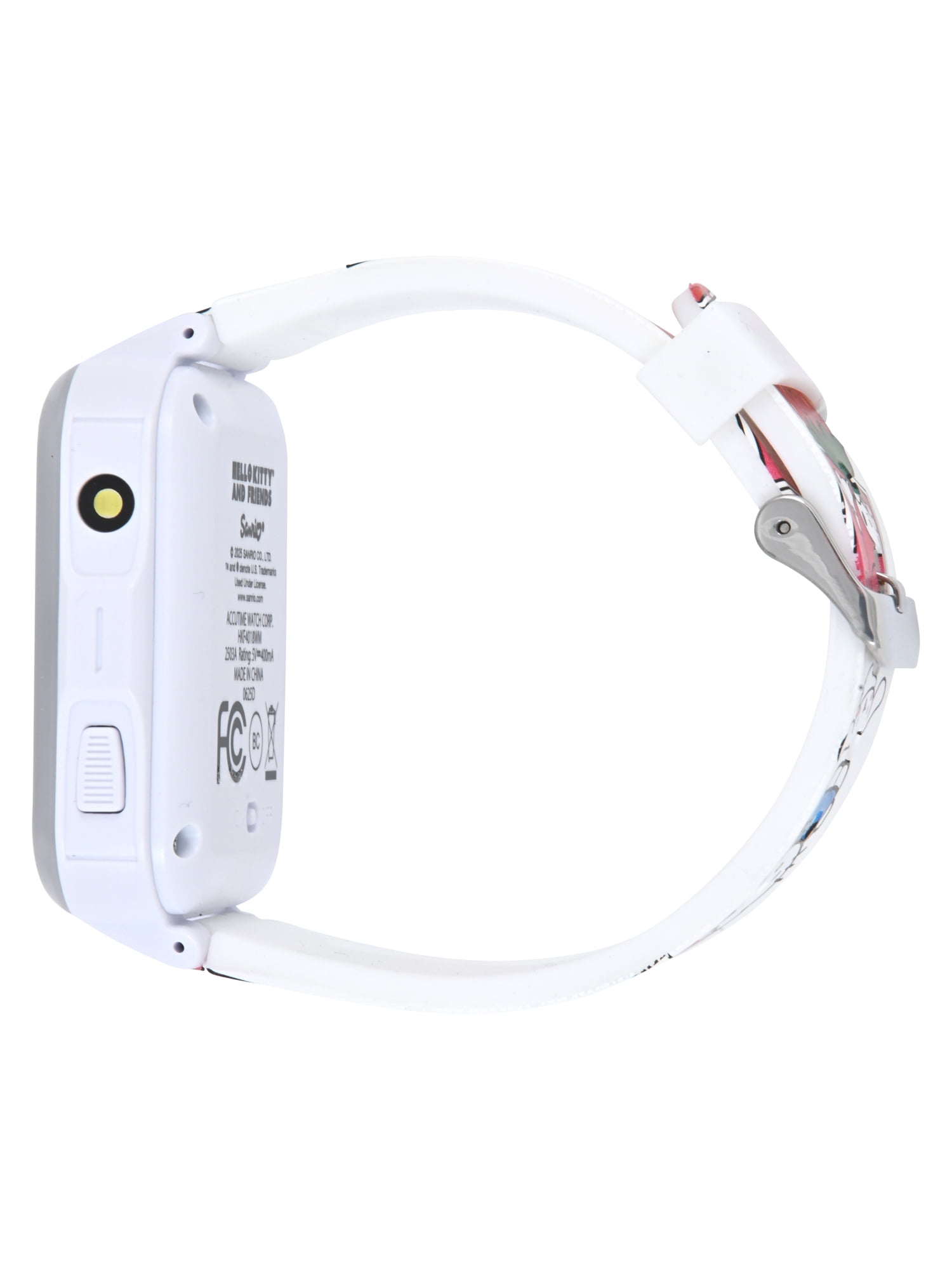 Sanrio Hello Kitty & Friends iTime Unisex Child Smart Watch with Silicone Strap and White Case 42mm