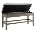 thumbnail image 2 of Steve Silver Grayson White Marble and Driftwood 6-Piece Counter Height Set, 2 of 7