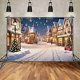 thumbnail image 2 of Winter ration Photography Backdrops Custom Snow Forest Skiing Field Trees Wood Home Sleigh Studio Party Photo Backgrounds, 2 of 8