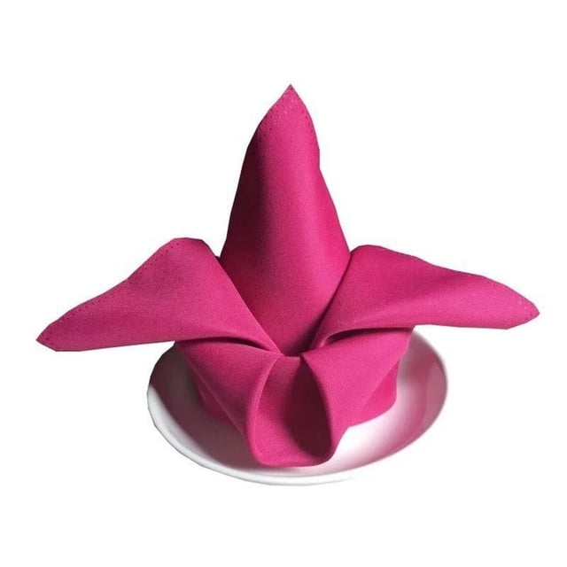 Solid Color Napkin Reusable Washable Cloth Home Hotel Wedding Party Accessries