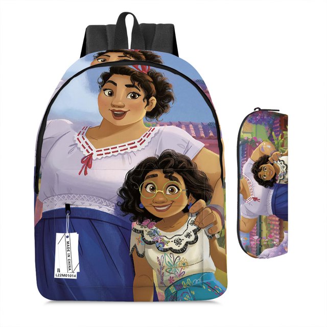 Magic Full House Encanto Backpack, Schoolbag For Primary School Students, 3D Digital Printing Backpack, Pencil Case--Week