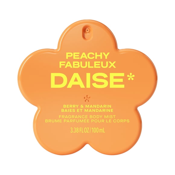 DAISE Brume corporelle parfumée Peachy Daise, baies et mandarine, 3.3 fl oz/100 mL