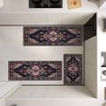 thumbnail image 3 of IsecretJoy Non Slip Kitchen Rugs Sets of 3, Washable Kitchen Mats for Floor Waterproof & Stain Resistant Runner Rug for Kitchen, Laundry Room, Hallway, 3 of 11