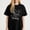 Black-1, variant on Flamingo Design Printing T Shirt for Adults Mom themed Tee with Tropical Leaves