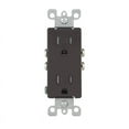 thumbnail image 2 of Leviton T5325- 15 Amps 125 V Duplex Brown Outlet 5-15R, 2 of 2