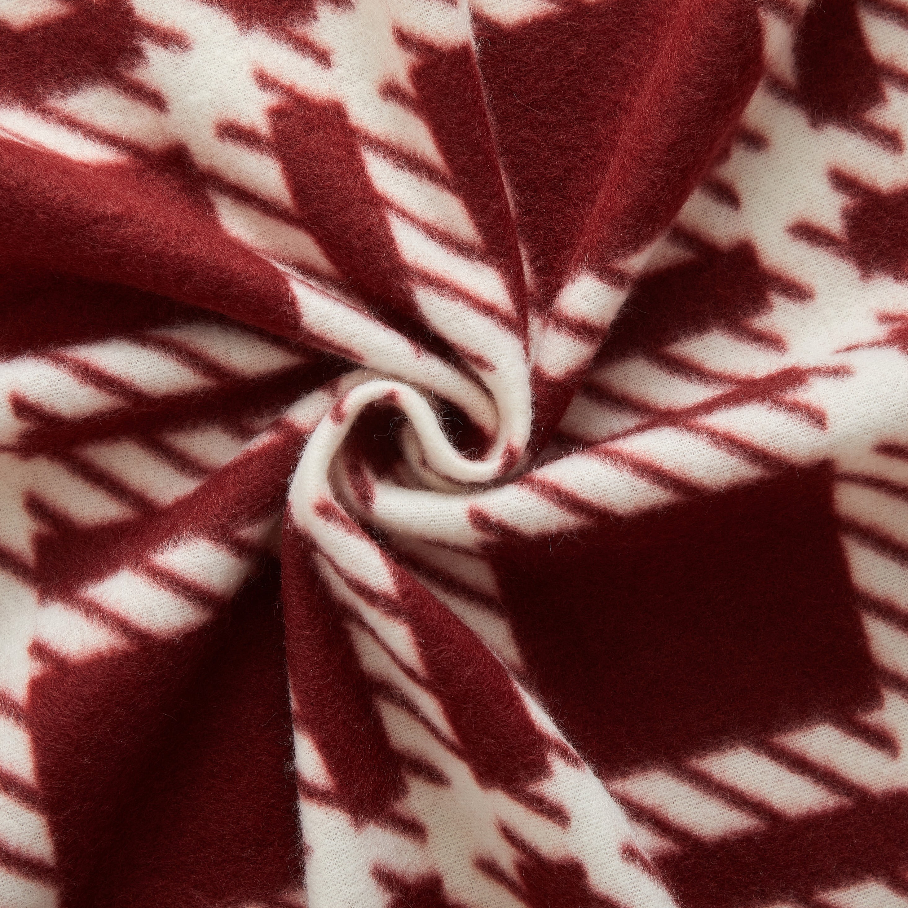 Mainstays Red Plaid Fleece Throw