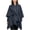 Black, variant on Self Tie Fringe Wool Blend Poncho Cape, Open Front Warm Wrap Shawl Coat for Women Fall Winter