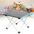 thumbnail image 2 of Cergrey Small Folding Camping Table Portable Beach Table for Outdoor Picnic Cooking Backpacking RV Travel,Picnic Table,Folding Table, 2 of 8