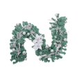 thumbnail image 2 of Adornos colgantes para puerta de Navidad de ratán con efectos de iluminación para sala de estar, mostrador, puerta, pared, ventana, adornos para árboles de Navidad, bolas de plástico colgantes, 2 of 6