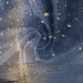 thumbnail image 2 of 60 Inch Round Tablecloth with White Lace Trim Fall Table Cover for Elegant Dining Decor Sky Full Of Shooting Stars, 2 of 8