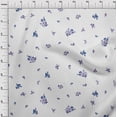 thumbnail image 3 of oneOone Polyester Lycra Fabric Leaves & Flower Floral Print Fabric BTY 56 Inch Wide, 3 of 4