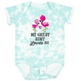thumbnail image 3 of Inktastic My Great Aunt Loves Me with Two Flamingos Boys or Girls Baby Bodysuit, 3 of 5