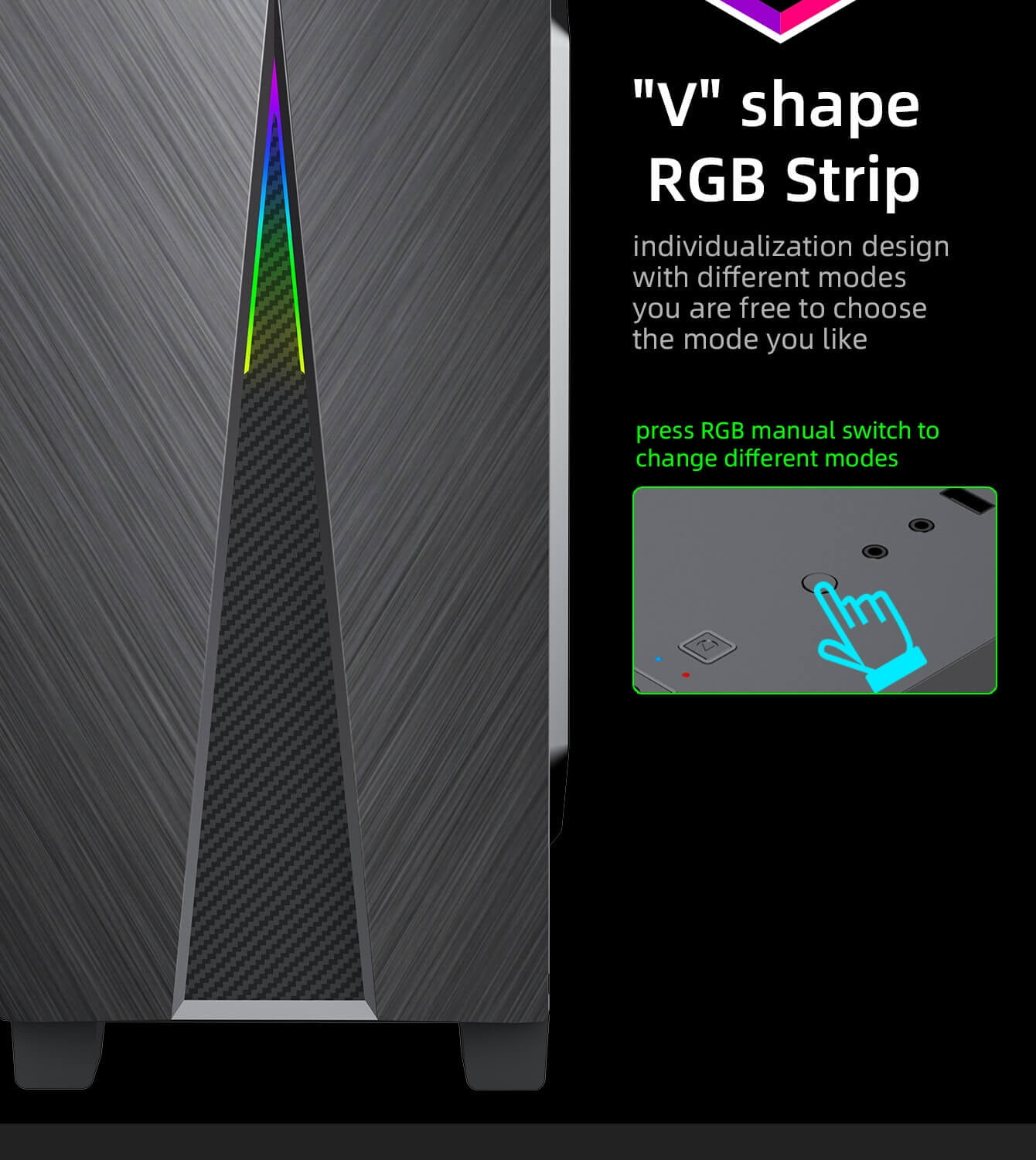 Odyssey Nova V2 Custom Gaming PC, RGB LED Fans, Intel Core i5 upto 4.1GHz, 16GB DDR4 RAM, 1TB NVMe SSD, GeForce RTX 3050 6GB GDDR6 Wi-Fi BT Windows 11 Pro