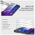 thumbnail image 4 of Oupeigar para Motorola Razr 50/60 Case, Built-in Screen Protector&Hinge Protection&Ultra Thin PU Leather Matte PC Shockproof Case-Purple, 4 of 9