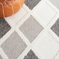 thumbnail image 6 of SAFAVIEH Lotus Brendanus Geometric Area Rug, Ivory/Dark Grey, 8' x 10', 6 of 8