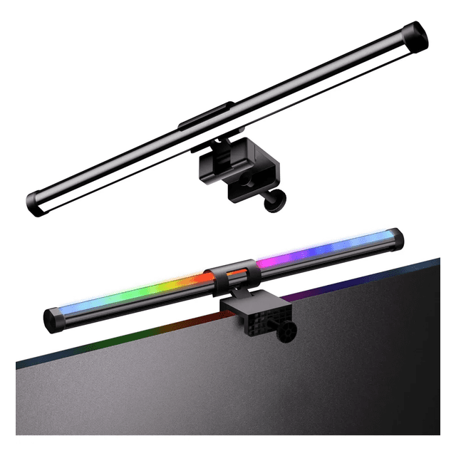 Lámpara Monitor Laptop Computador Con Led Rgb 44cm Xtellar negro