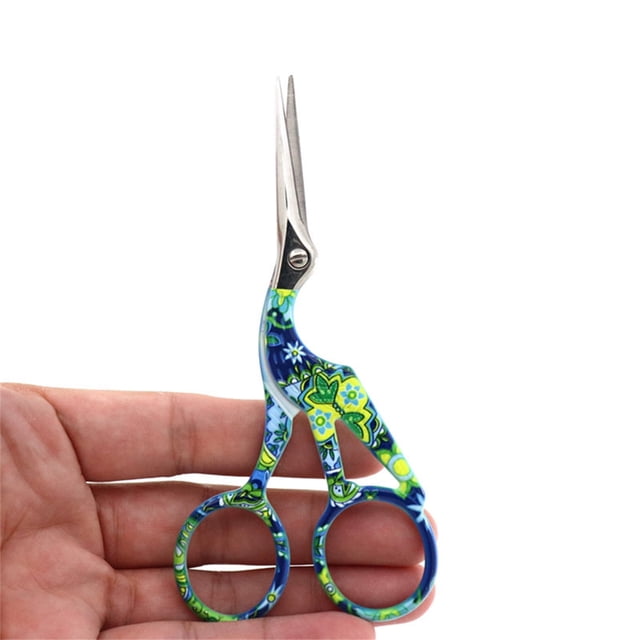 Cqxid Cutter Under $5 Stainless Steel Ribbon Cutting Titanium 115MM Vintage Tea Cutting Thread Scissors Tool