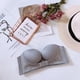thumbnail image 2 of Sujetador sin tirantes, invisible, antideslizante, sexy, con hebilla frontal, ropa interior para vestido de novia, fiesta, gris, 32 / 70AB Eigraketly AP001296-01, 2 of 7