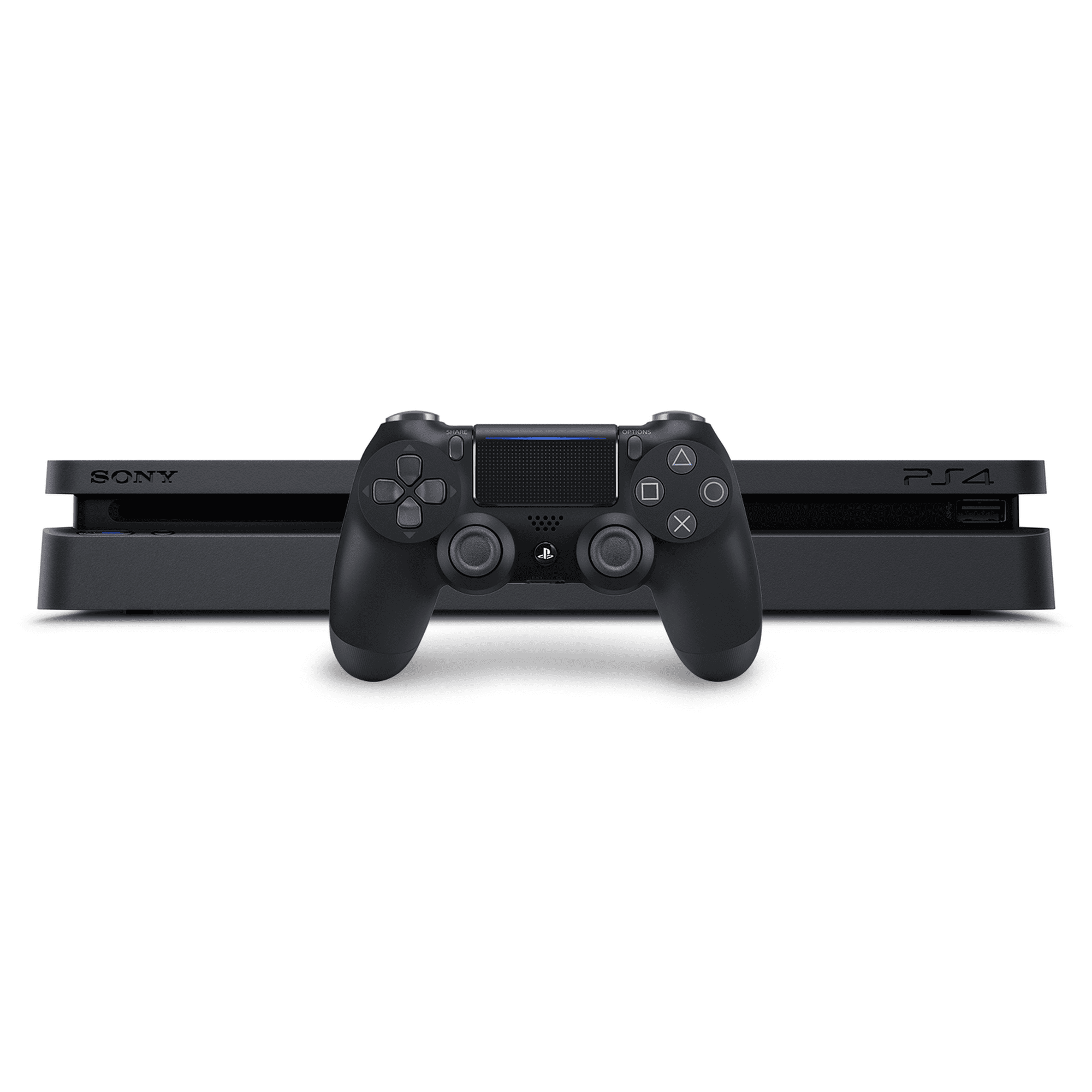 PlayStation 4 1TB Console with Ghost of Tsushima - PS4 Slim 1TB Jet Black  HDR Gaming Console, Wireless Controller and Game