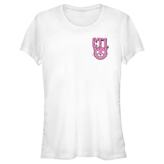 Junior's Fortnite Cuddle Team Leader Small Logo Graphic Tee