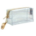 thumbnail image 1 of Bolsa de maquillaje transparente portátil para baño, vacaciones y organización, 1 of 5