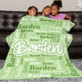 thumbnail image 5 of Custom Blanket with Name Personalized Blankets for Kids Adult Boys Girls Flannel Monogrammed Customized Blankets Throw (50''''x60''''), 5 of 6