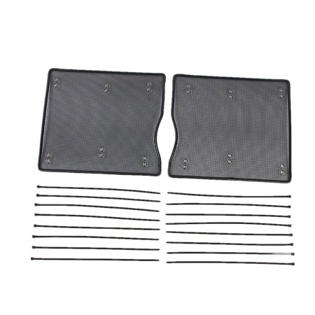 Front Grille Insect Nets Mesh Decor Cover For Wrangler Jl Jt Gladiator 2018 2019 2020 2021 2022 Acc