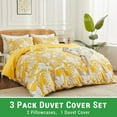 thumbnail image 2 of Gogreen Queen Duvet Cover Set, Soft & Breathable Microfiber 3 Pieces Queen Bedding Sets, Pattern Queen Comfy Duvet Cover Set, with Zipper Closure (Queen), 2 of 8