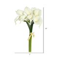 thumbnail image 3 of Vickerman FD170301 Vickerman 14'' Artificial White Calla Lily Bundle Featuring 8 Beautiful Blooms, 3 of 3