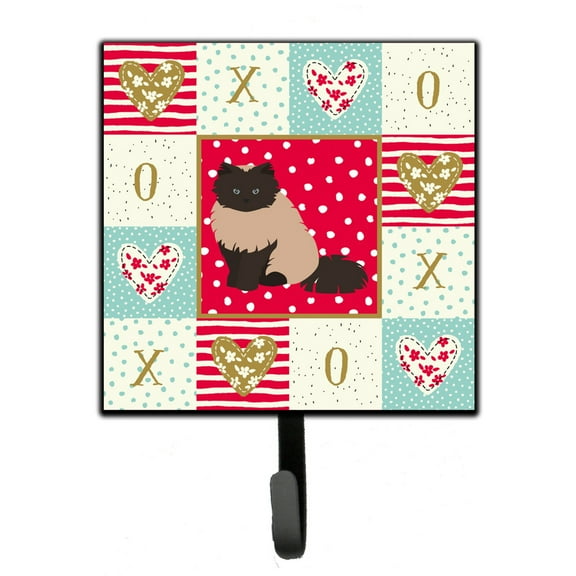 Colorpoint Persian Hymalayan 2 Cat Love Leash or Key Holder