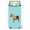 Blue Check, variant on Shetland Pony Horse Green Tall Boy Beverage Insulator Hugger