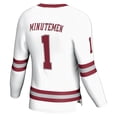 thumbnail image 3 of Unisex GameDay Greats #1 White UMass Minutemen Hockey Fashion Jersey, 3 of 4